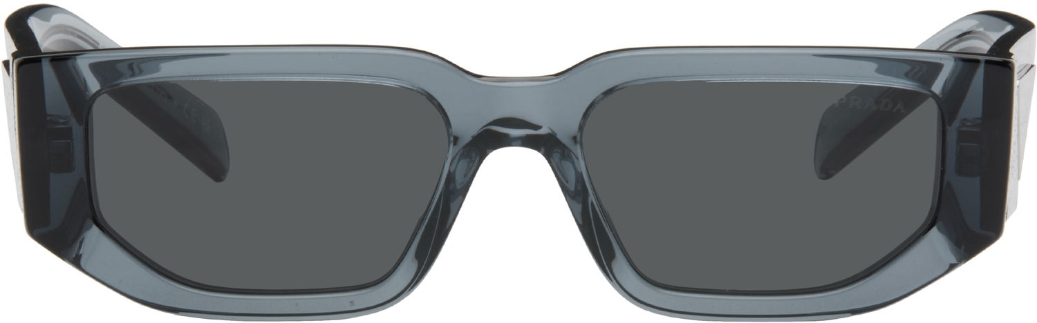 Слънчеви очила Prada Translucent Rectangular Frame Sunglasses Сиво | 0PR 09ZS 17T08Z54 8056262511428, 0