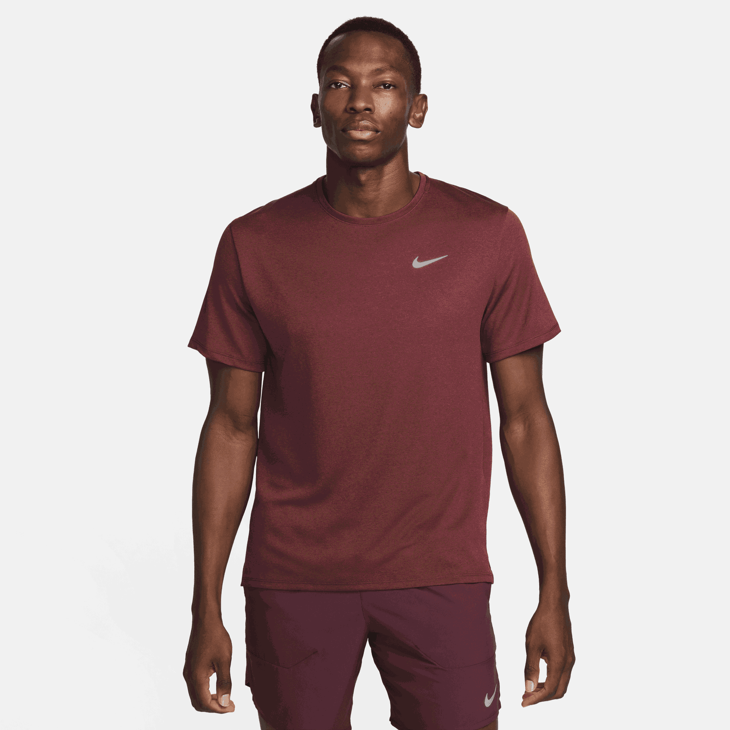 Тениска Nike Miler Dri-FIT UV Червено | DV9315-681, 0