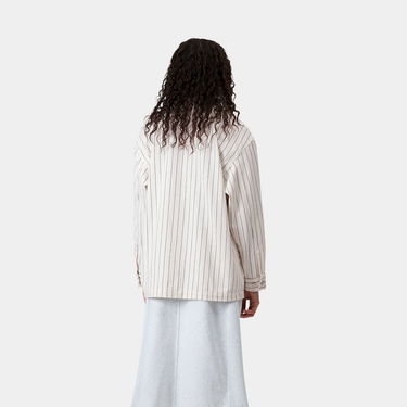 Палта Carhartt WIP Hendry Stripe Chore Coat Бяло | I034847_3, 3