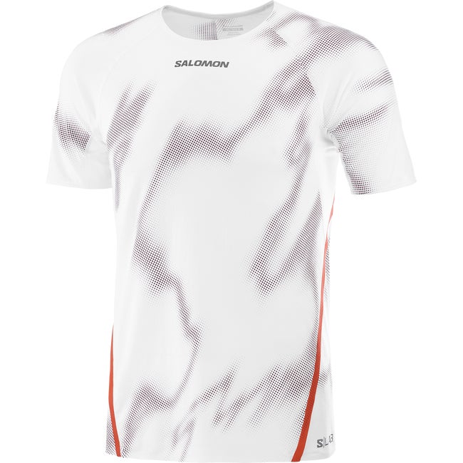Тениска Salomon S/LAB Speed T-Shirt Бяло | LC2693400, 1