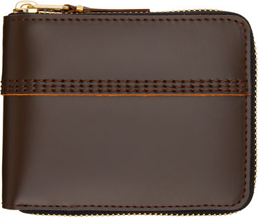 Портфейл Comme des Garçons COMME des GARÇONS Triple Stitch Zip Wallet Кафяво | SA7100TS, 0