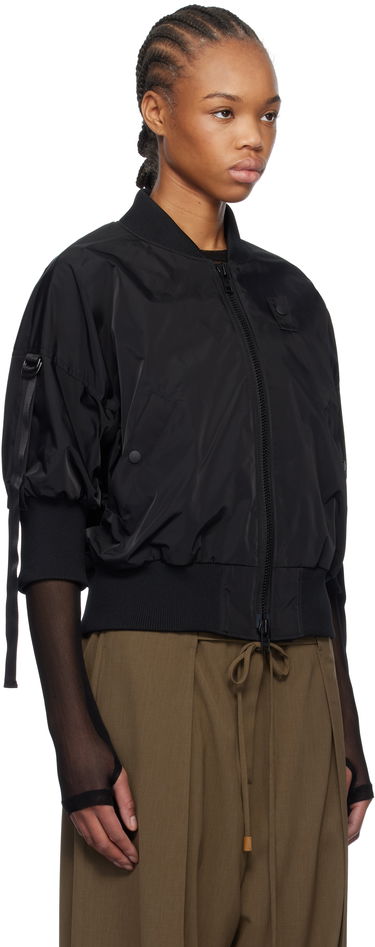 Яке бомбър Yohji Yamamoto Yohji Yamamoto Bomber Jacket Черно | FT-J53-600, 1