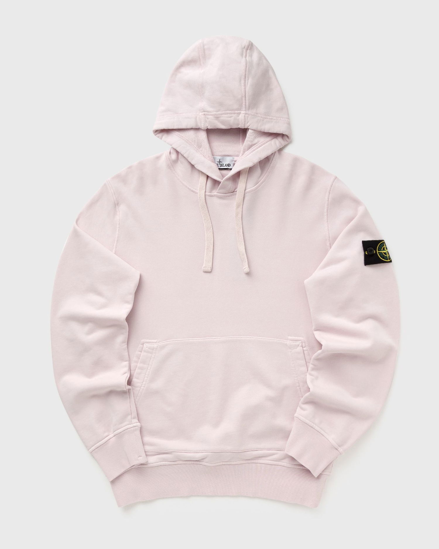Суитчър Stone Island Hooded Sweatshirt with Kangaroo Pocket Розово | K2S156100062S0051.V0080, 0
