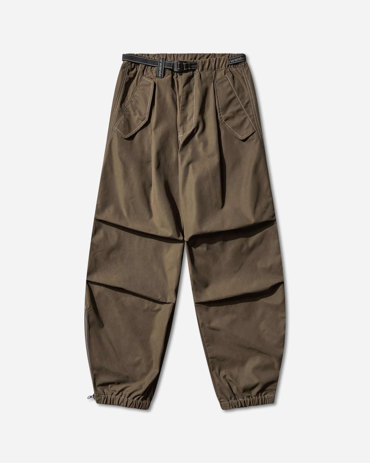 Панталони and wander High Count Cloth Side Zip Hem Pants Кафяво | 5745282096 182, 1