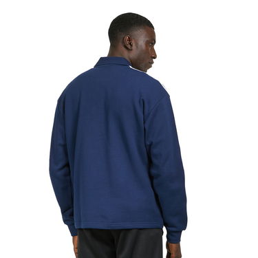 Поло тениска adidas Originals 3-Stripes Polo Longsleeve Тъмно синьо | HK7424, 2