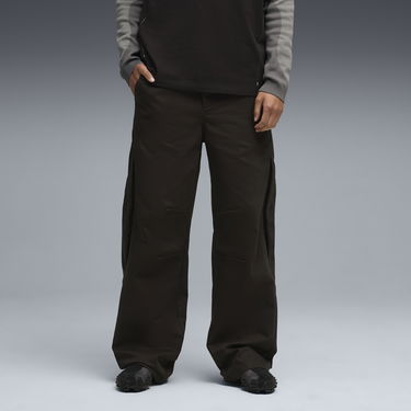 Панталони Puma PUMA x SAN SAN GEAR Wide-Leg Trousers with Knee Panels and Side Zippers Кафяво | 632551_01, 0