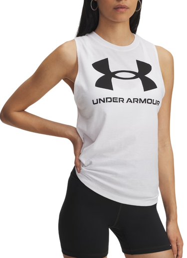 Потник Under Armour Under Armour UA Logo Tank Top Бяло | 1356297-101, 0