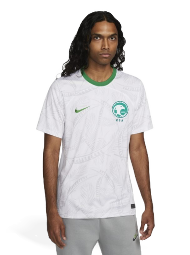 Фланелка Nike Saudi Arabia 2022/23 Stadium Home Men's Dri-FIT Football Shirt Бяло | DN0716-100
