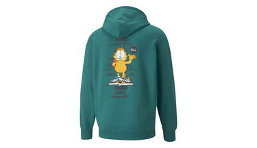 Суитчър Puma GARFIELD x Print Hoodie Зелено | 534435_86, 2