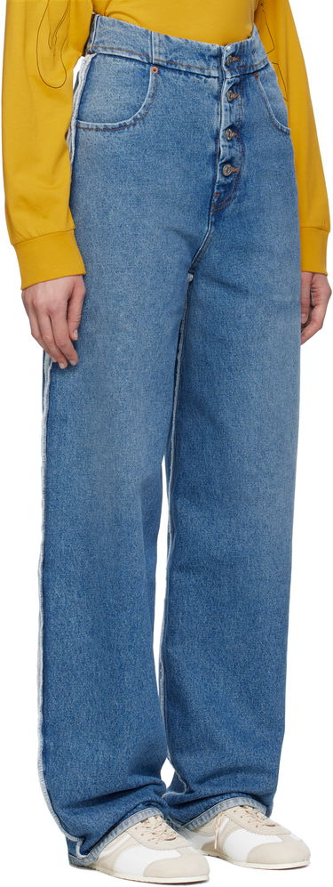 Дънки Maison Margiela MM6 Maison Margiela Raw Edge Jeans Синьо | S52LA0263 M30018, 1