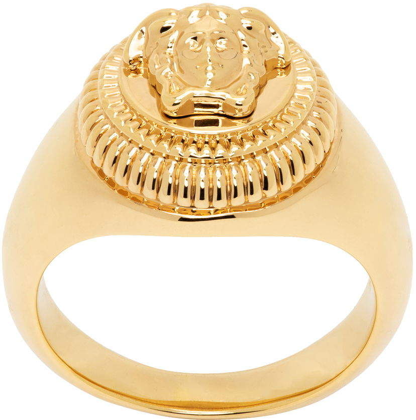 Пръстен Versace Medusa Biggie Ring "Gold" Металик | 1009248_1A00620