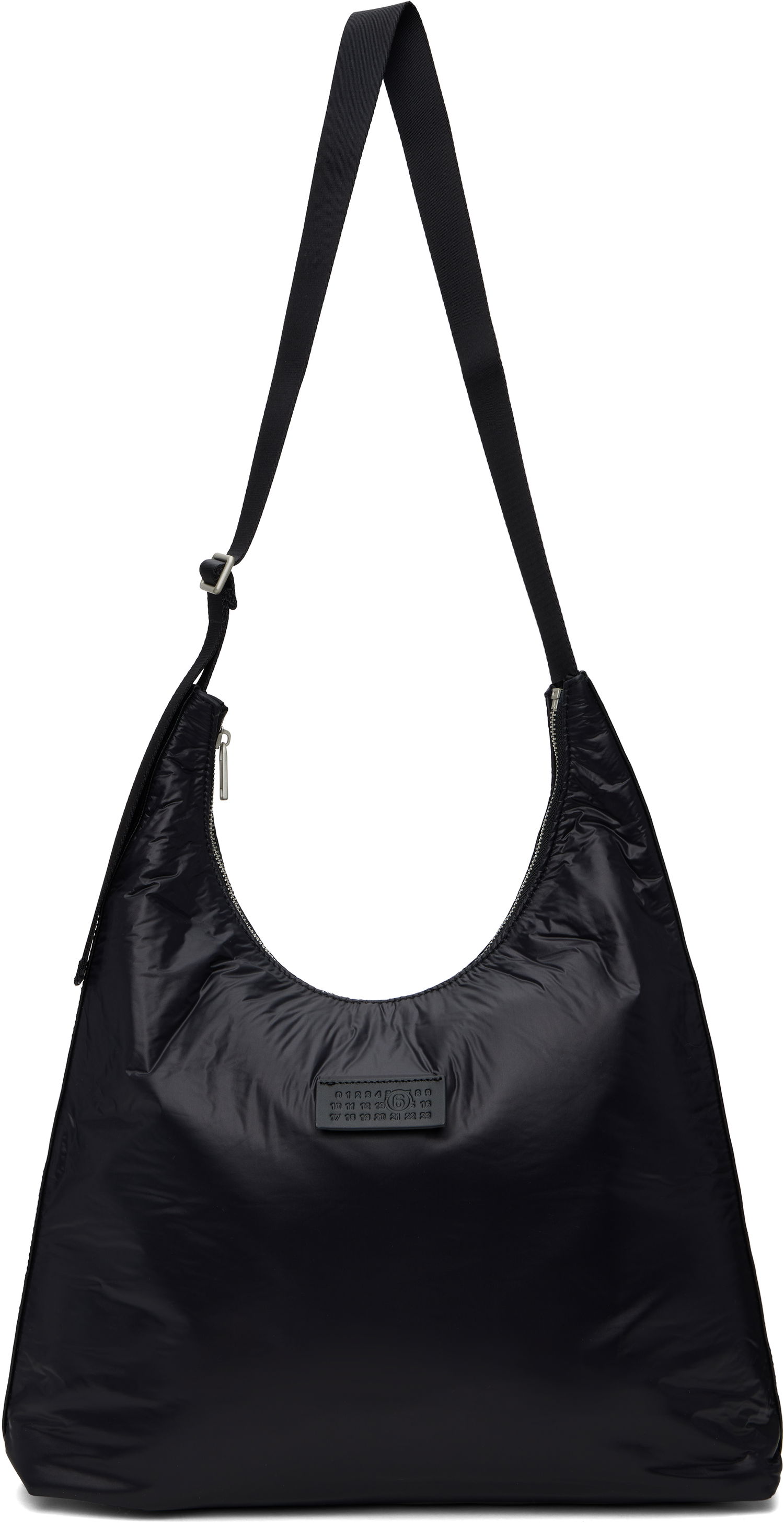 Чанта през рамо Maison Margiela Crunched Nylon Shoulder Bag Черно | SB5ZH0017 P6993, 0