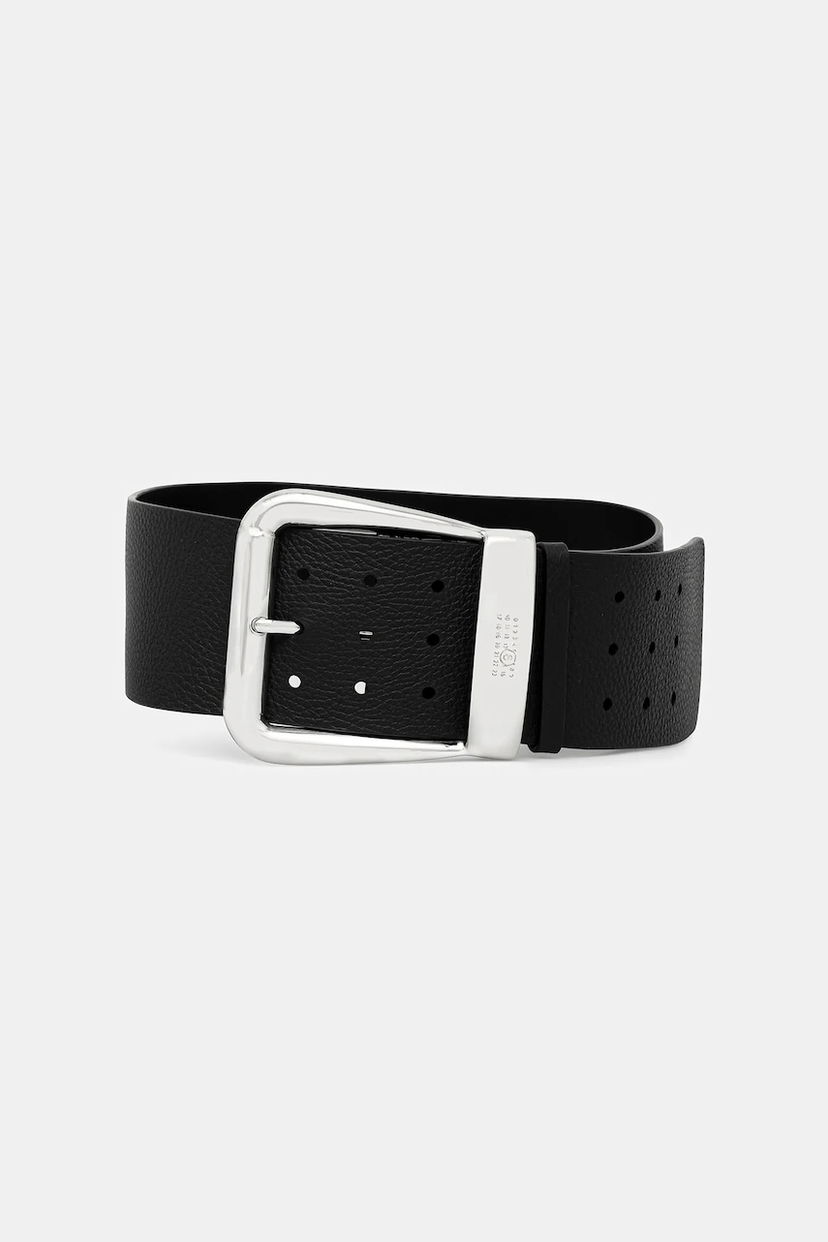 Колани Maison Margiela MM6 Maison Margiela Leather Belt Черно | SA5TP0016.P8326.T8013