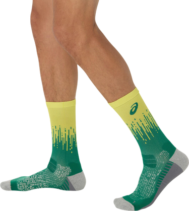 Чорапи Asics Performance Run Crew Socks Зелено | 3013a977-752, 3
