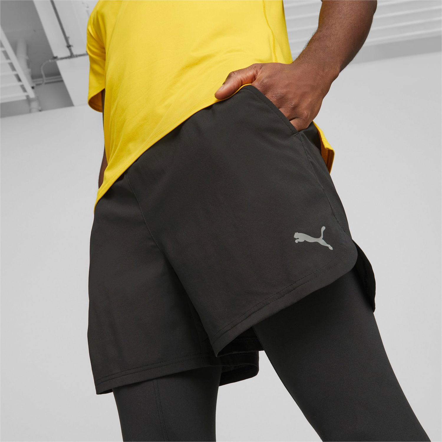Къси панталони Puma Studio 2 in 1 Training Shorts Черно | 523293_01, 1