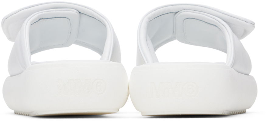 Аксесоари Maison Margiela MM6 Maison Margiela Printed Sandals Бяло | 77535, 1