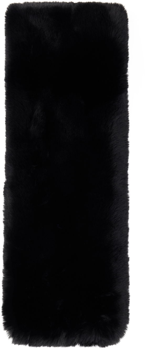 Шал Acne Studios Acne Studios Furry Scarf Черно | CA0349-, 0