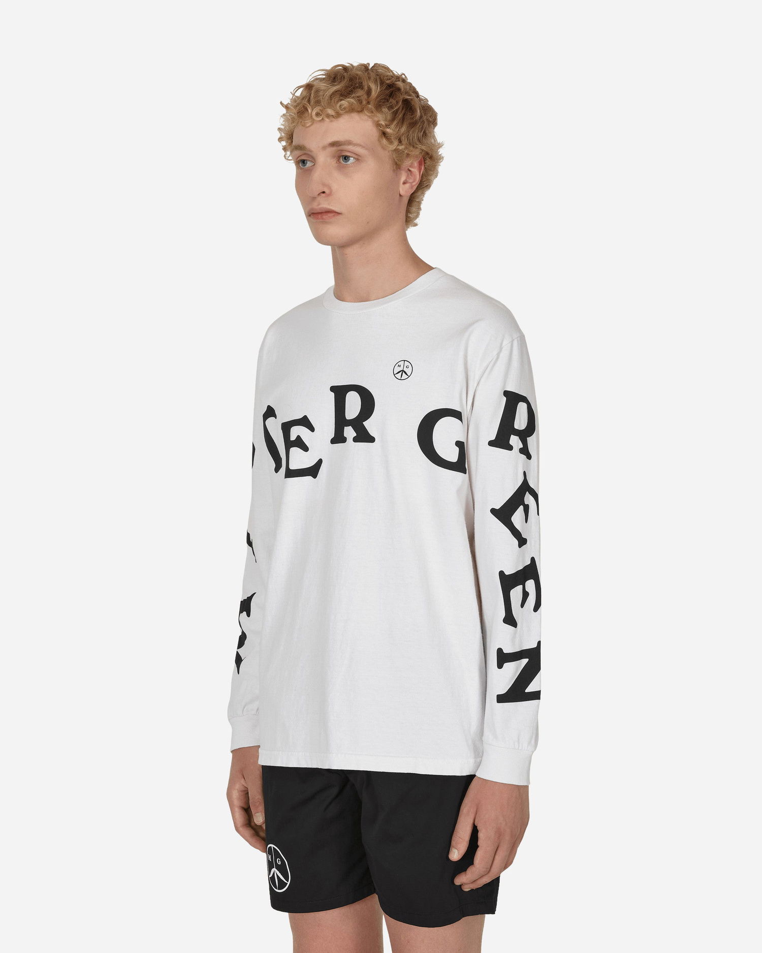 Тениска Mister Green Greensleeve T-Shirt Бяло | MGGREENLS 001, 1