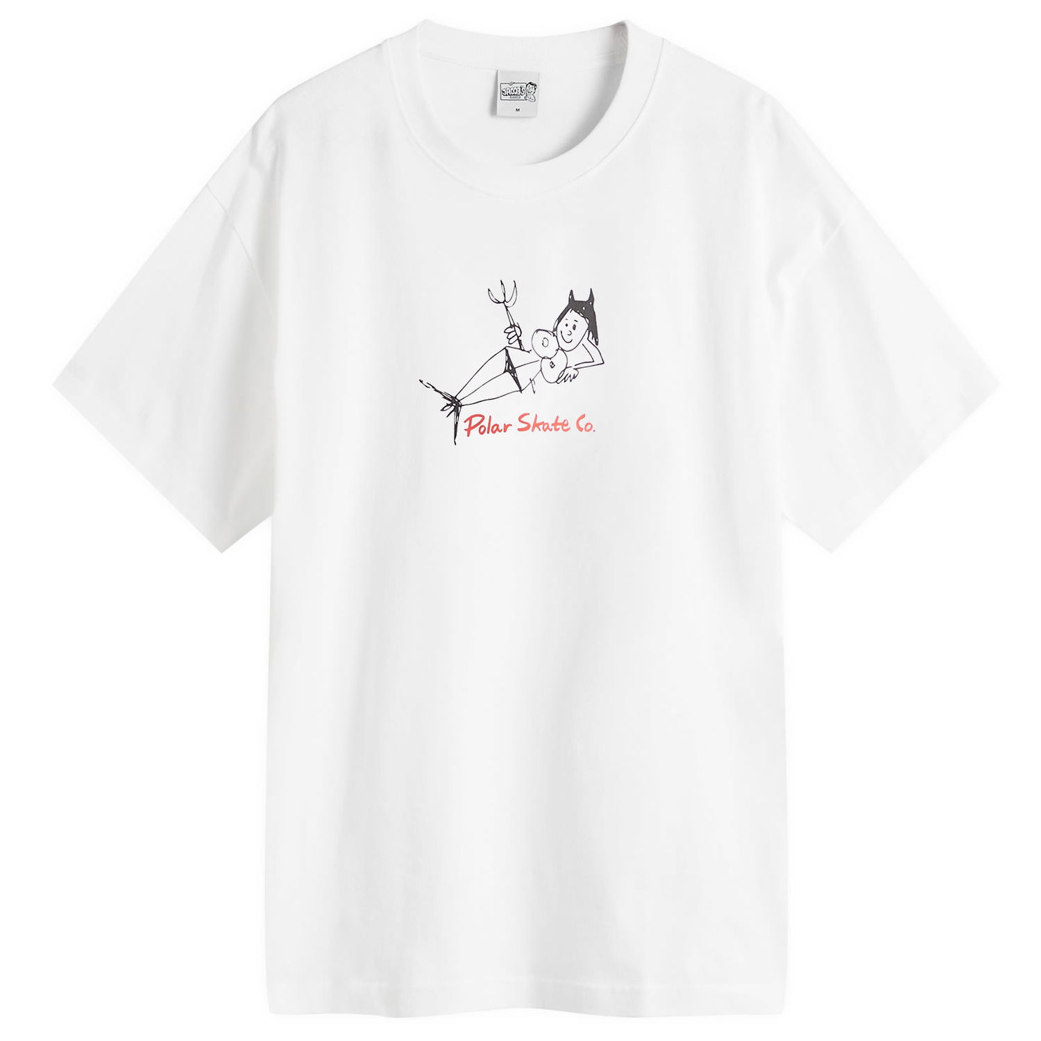 Тениска Polar Skate Co. Devil Woman Tee Large Бяло | PSC-CO-67, 1