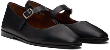 Кецове и обувки Marsèll Marsell Scivolo Leather Ballerina Flats Черно | MW8376 P010, 3