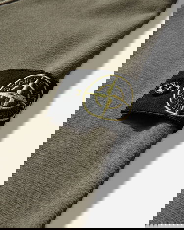 Суитчър Stone Island Organic Cotton Fleece Crewneck Sweatshirt Зелено | L1S156100060S0051 V005G, 4