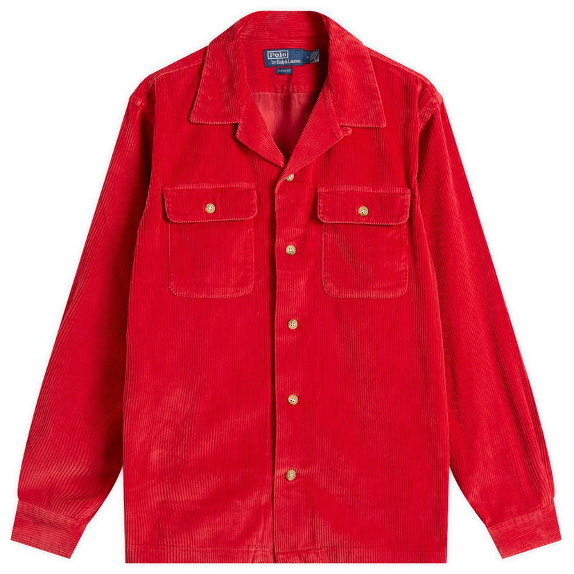 Риза Polo by Ralph Lauren Ralph Lauren Corduroy Overshirt, Size Large Червено | 710981753004-Red