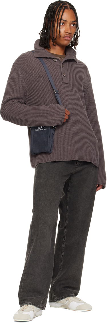 Раници и чанти A.P.C. A.P.C. Recuperation Crossbody Phone Pouch Тъмно синьо | COHGV-H61931, 3