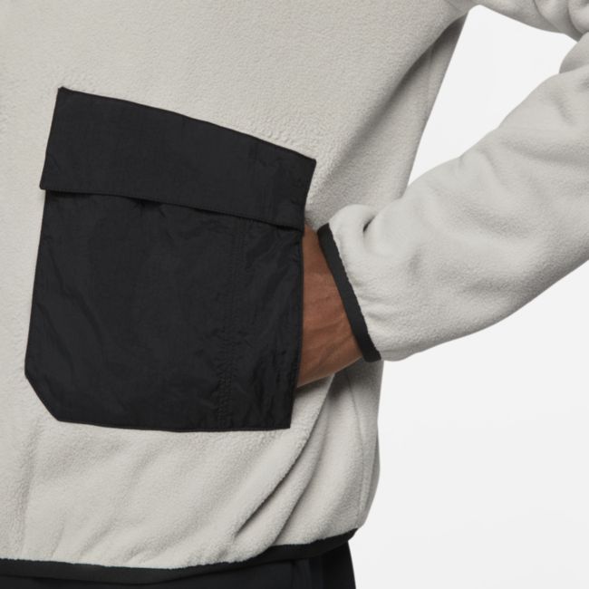 Суитчър Nike Sportswear Therma-FIT Sports Utility Fleece Hoodie Сиво | DO2638-012, 1