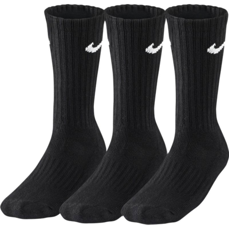 Чорапи Nike Value Cotton Crew 3 pack Черно | sx4508-001, 0