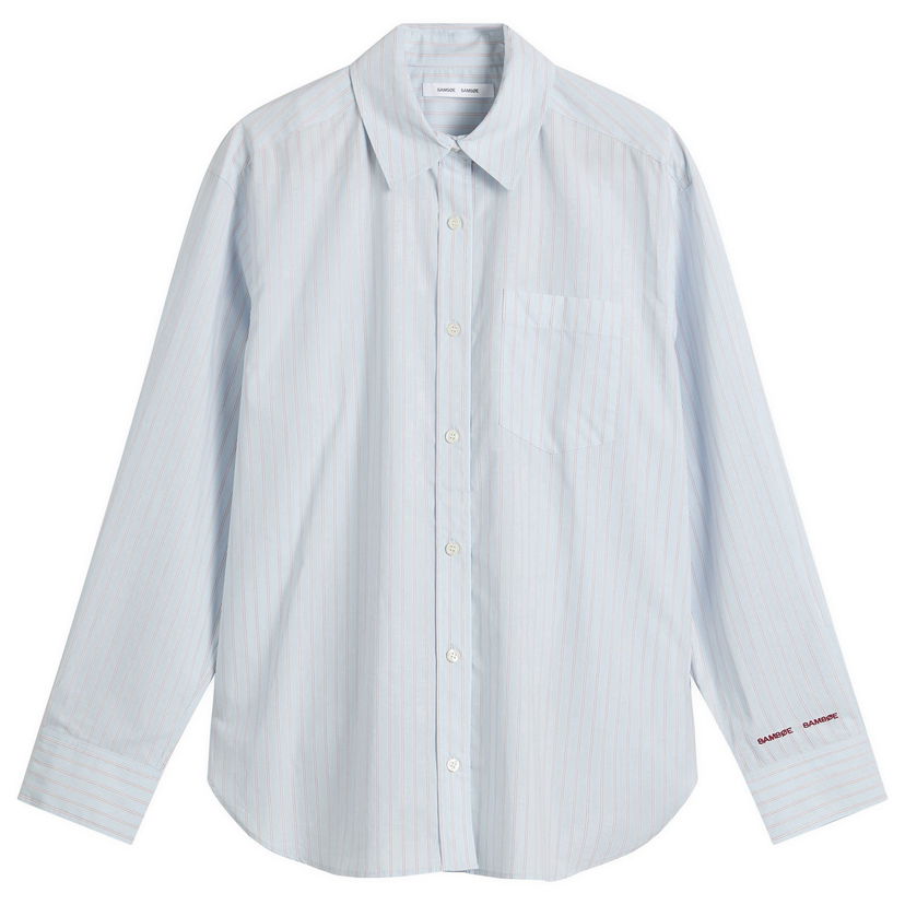 Риза Samsoe Samsoe Salova Stripe Shirt Синьо | F25400059-CLR002401