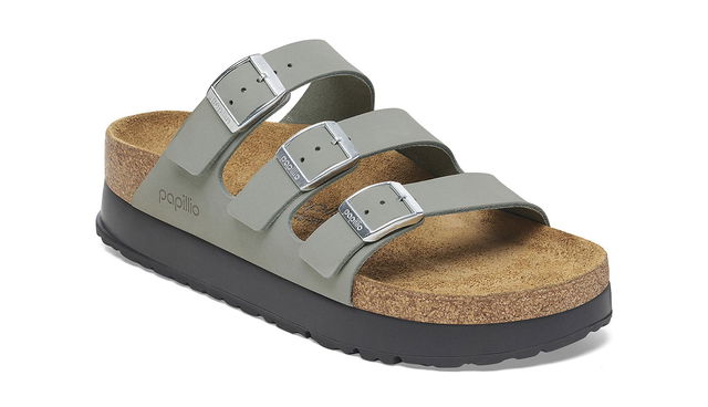 Florida III Papillio Platform Nubuk Leather Narrow Fit Sandals