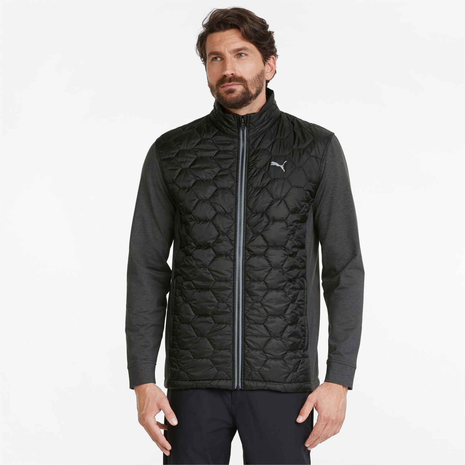 Яке Puma Cloudspun WRMLBL Herren Golf Jacket Черно | 531099_01, 1