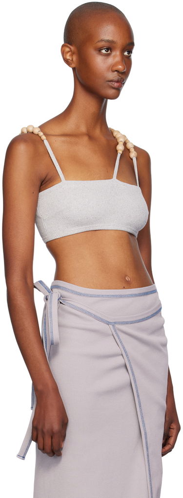 Пола Baserange Tav Asymmetric Bralette Сиво | BRTV-RC-WI24, 1