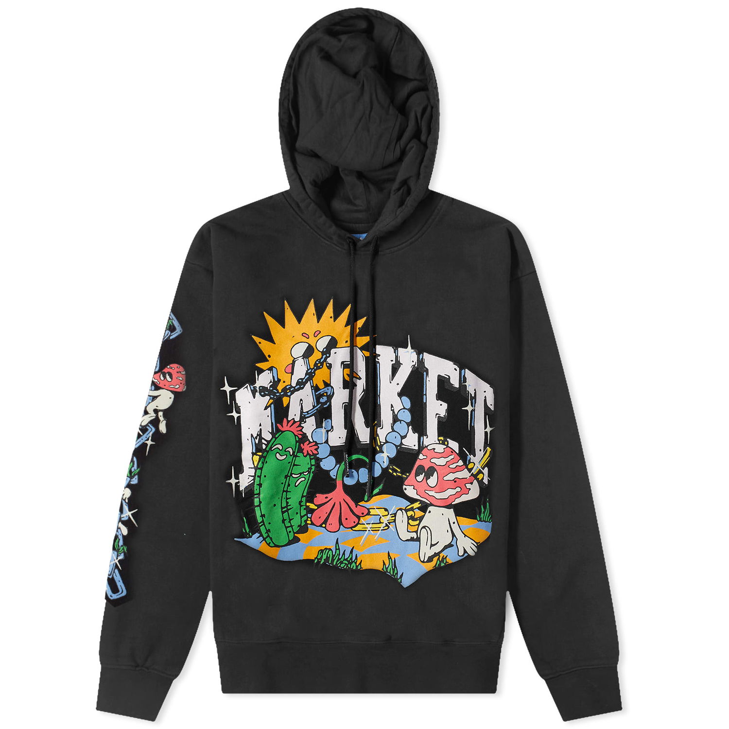 Суитчър MARKET Fantasy Farm Hoodie Черно | 397000504-BLK, 0