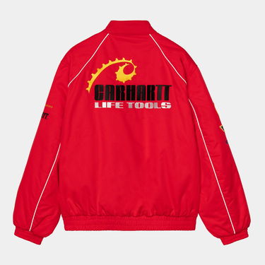 Яке Carhartt WIP Haddon Racing Jacket Червено | A252008_9, 1