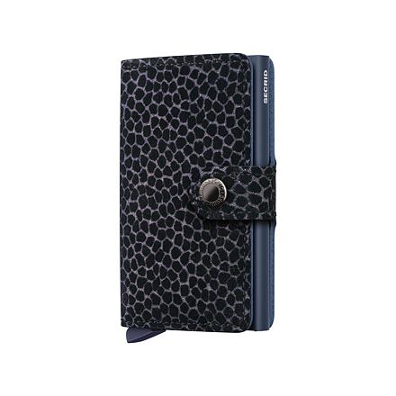 Портфейл Secrid Slimwallet Giraffina Leather Wallet Тъмно синьо | MGi-Blue, 0