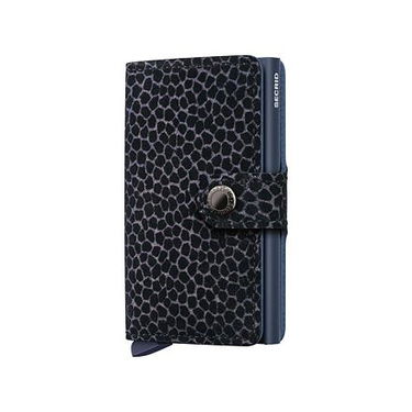 Портфейл Secrid Slimwallet Giraffina Leather Wallet Тъмно синьо | MGi-Blue, 0