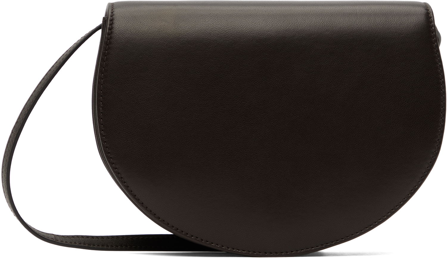 Чанта през рамо The Row The Row Canteen Leather Shoulder Bag Кафяво | W1730-L117, 0