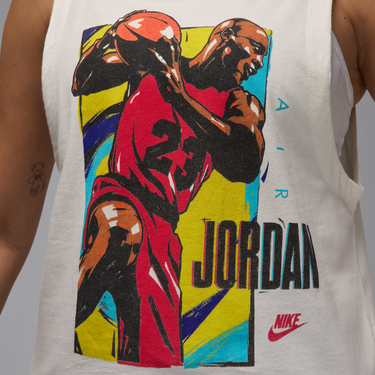 Потник Jordan Jordan Graphic Print Sleeveless T-Shirt Бяло | HJ0199-133, 1