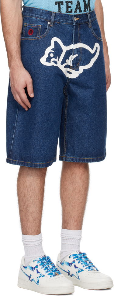 Къси панталони BBC IceCream ICECREAM Running Puppy Denim Shorts Синьо | IC24415, 1
