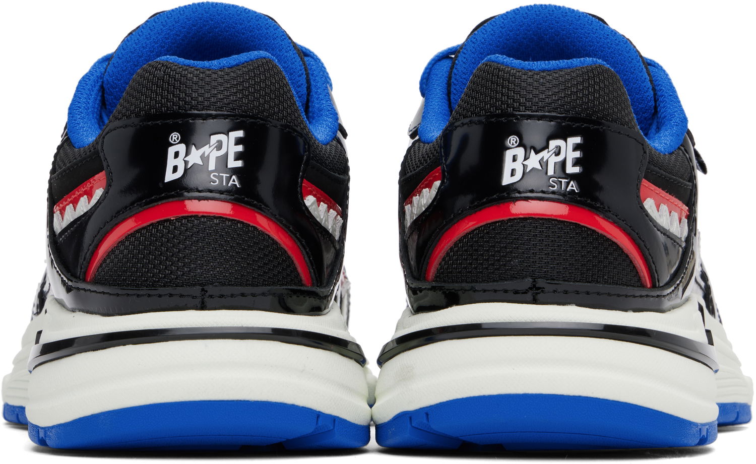 Кецове и обувки BAPE A Bathing Ape Shark STA #3 Черно | 001FWL301321M, 1