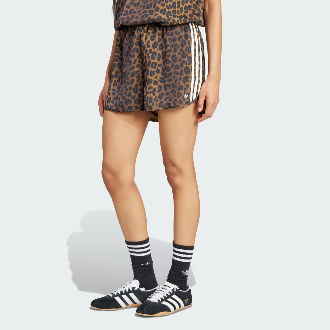 Къси панталони adidas Originals Originals Satin Shorts Кафяво | KA2673, 0