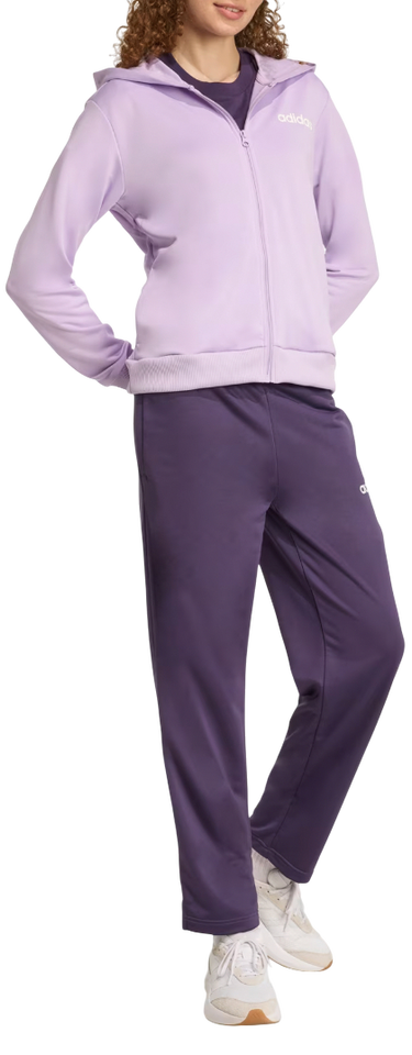 Комплект adidas Performance Sportswear Essentials Linear Full-Zip Hoodie and Pants Set Лилаво | jx0527, 2