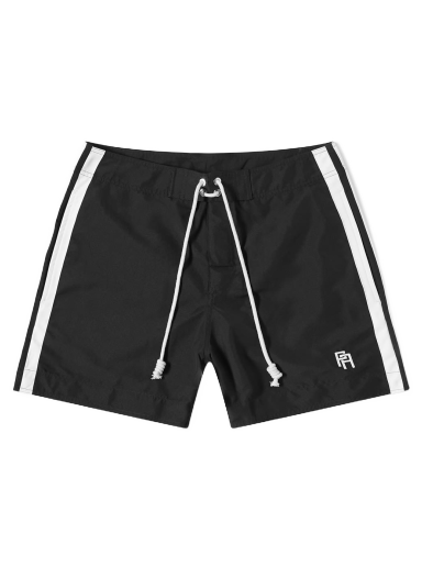 Бански Palm Angels Monogrammed Swim Short Черно | PMFA009S22FAB0011001