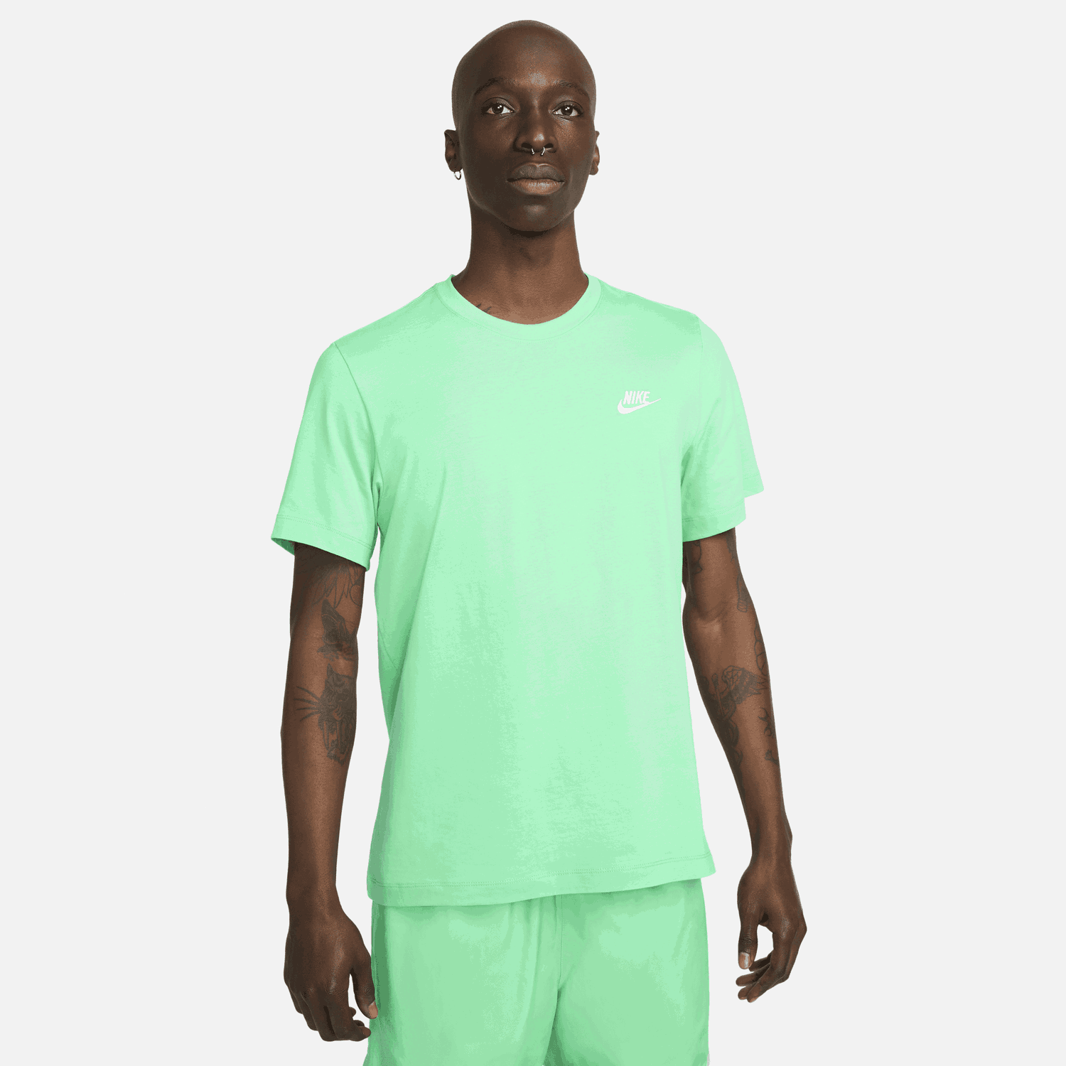 Тениска Nike Sportswear Club Зелено | AR4997-363, 0