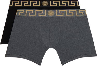 Боксерки Versace Border Boxer Briefs Сиво | AU10192_1A10011, 4