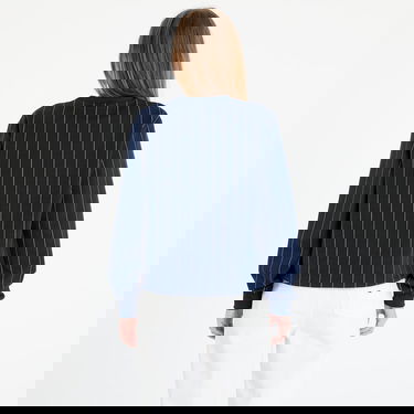 Пуловер adidas Performance Pinstripe Graphic Sweatshirt Тъмно синьо | JJ3488, 2