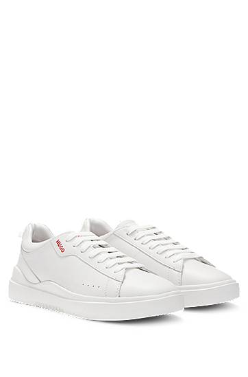 Облекло BOSS HUGO Cupsole Leather Бяло | 50499253, 0