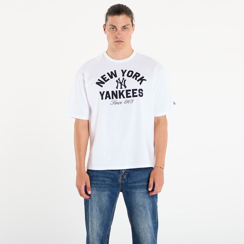 Тениска New Era New Era MLB Heritage New York Yankees T-Shirt Бяло | 60684327