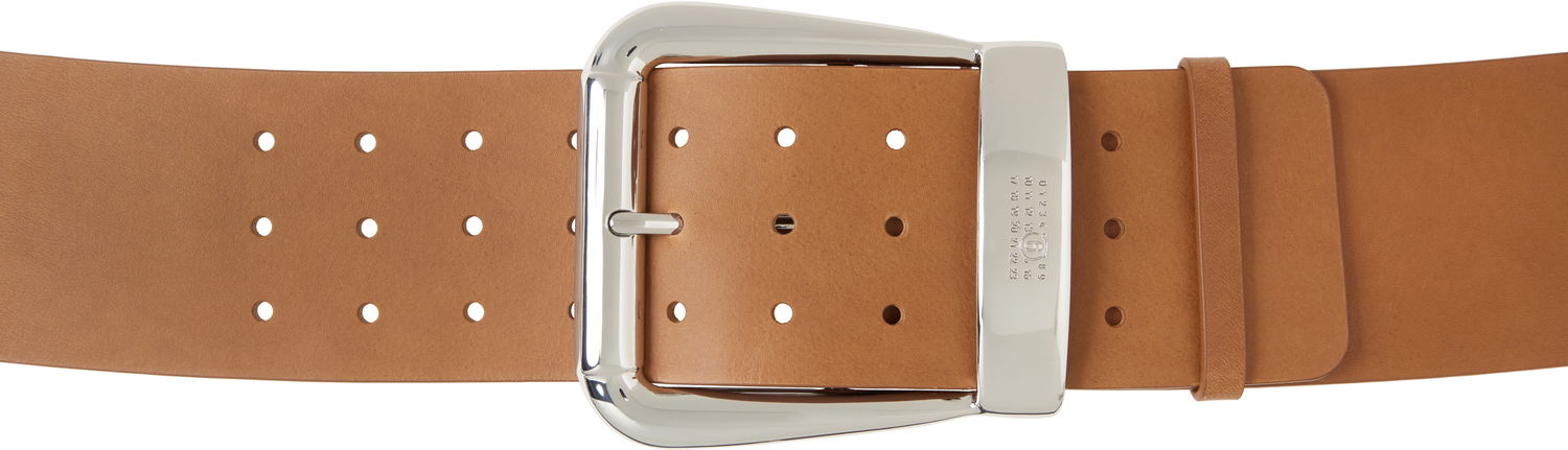 Колани Maison Margiela MM6 Maison Margiela Buckle Belt Кафяво | SA6TP0023 P8328, 0